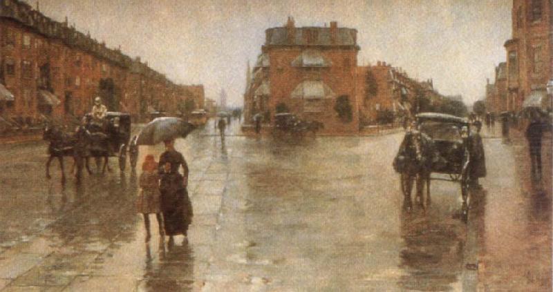 Rainy Day, Childe Hassam